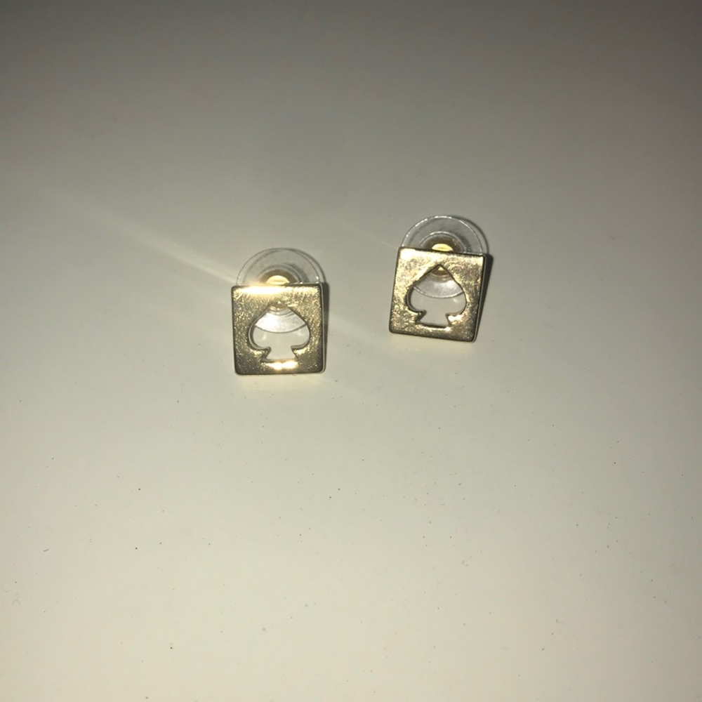 Gold Kate Spade earrings